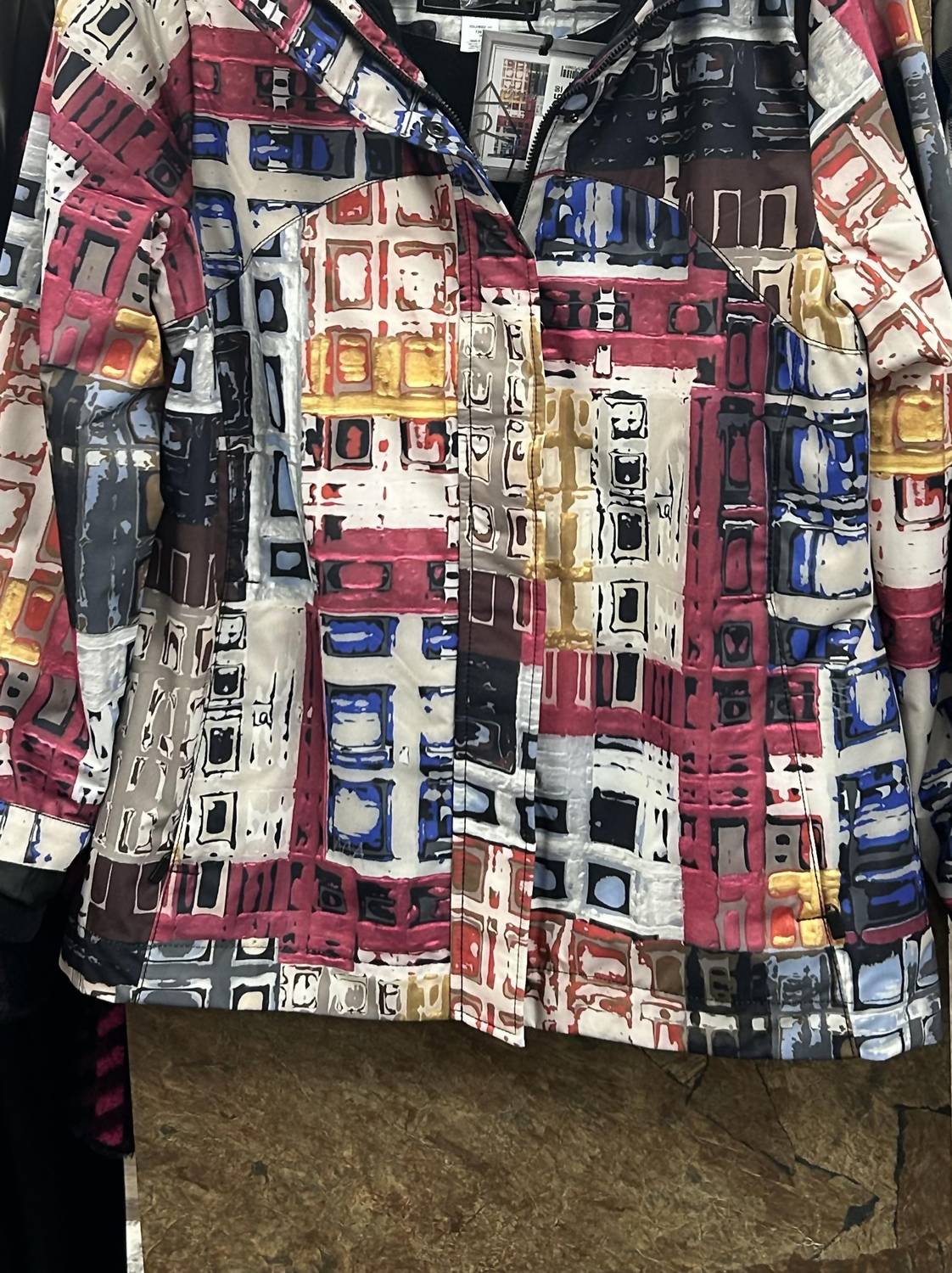Dolcezza - Marcus Akerman Print Removable Lining Hooded Coat
