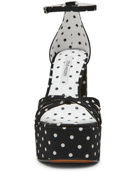 Steve Madden - Women's Retro Strappy Block Heel Platform Dress Sandals