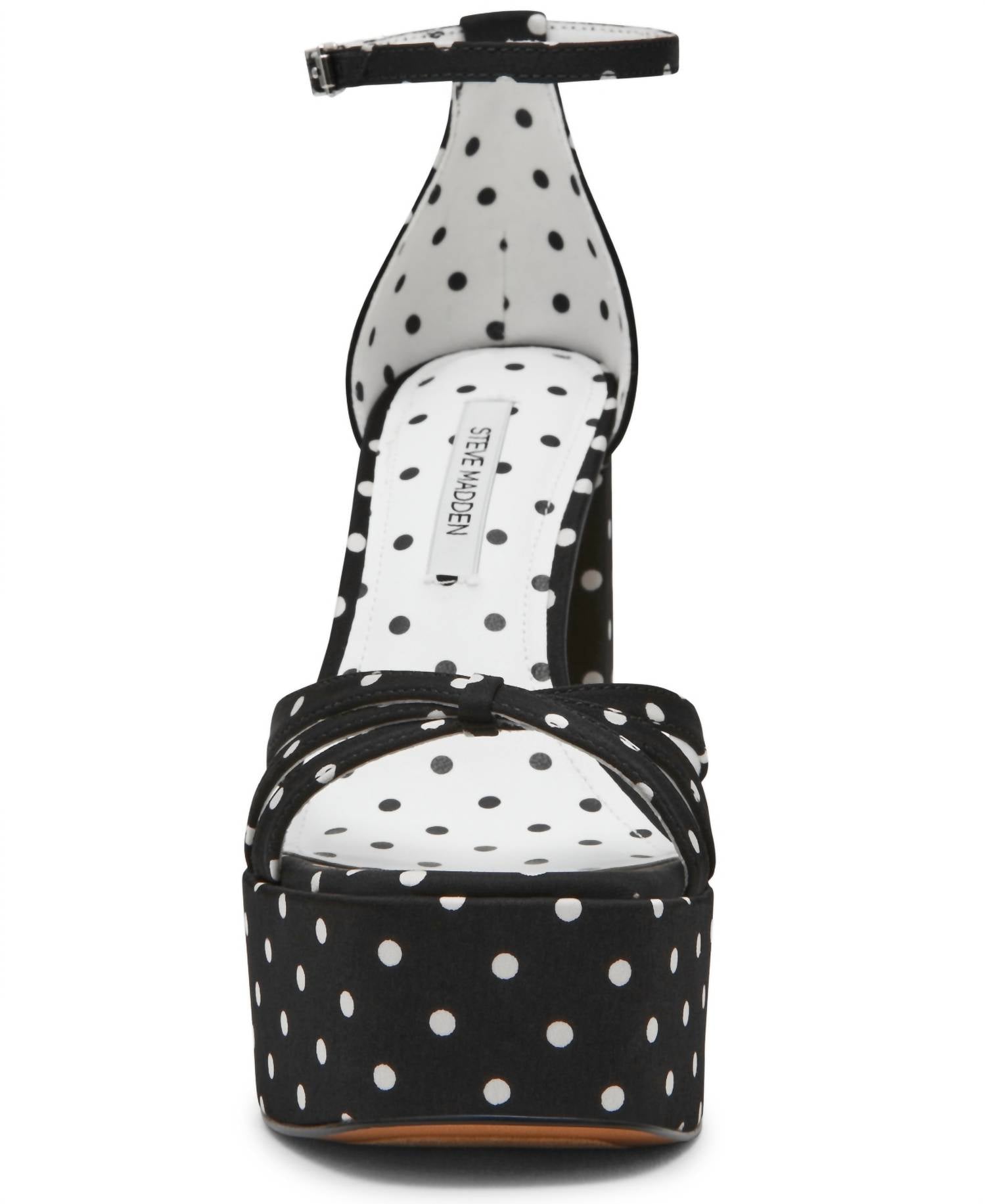 Steve Madden - Women's Retro Strappy Block Heel Platform Dress Sandals