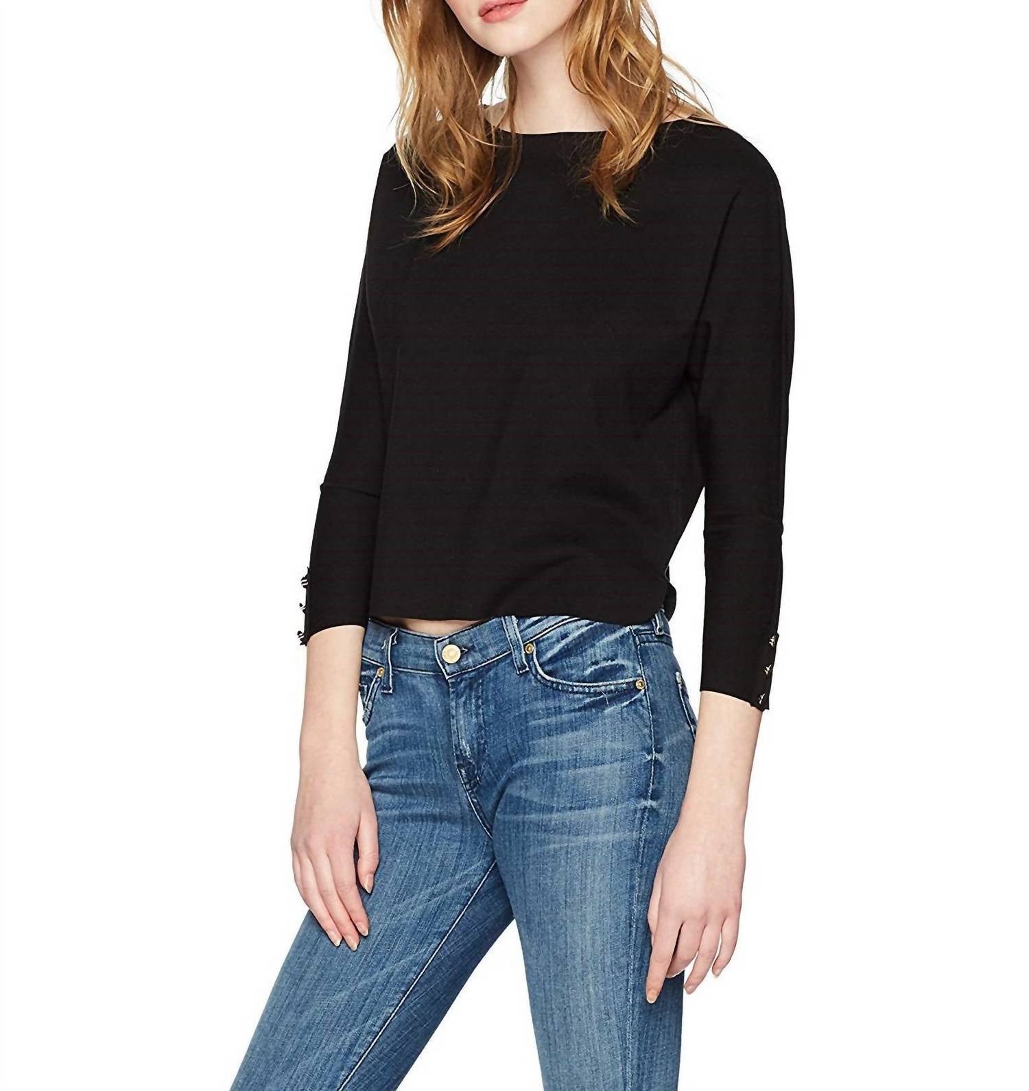 Ponte Loose Short Top
