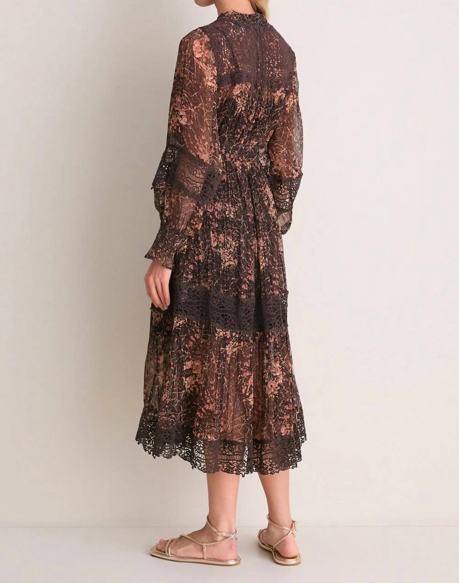 Sea - Luisa Print Long Sleeve Dress