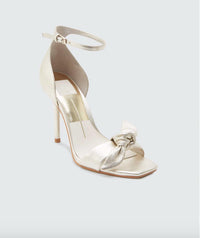 Dolce Vita - Women's Helana Genuine Leather Bow Ankle Strap High Heels