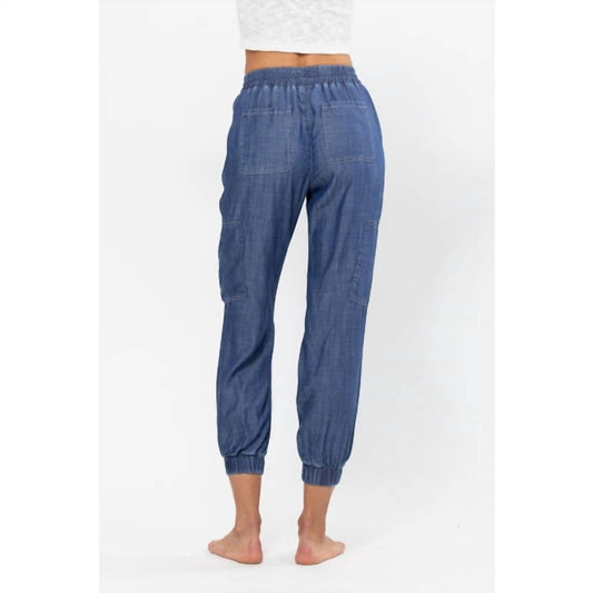 Sneak Peek - Denim Cargo Joggers