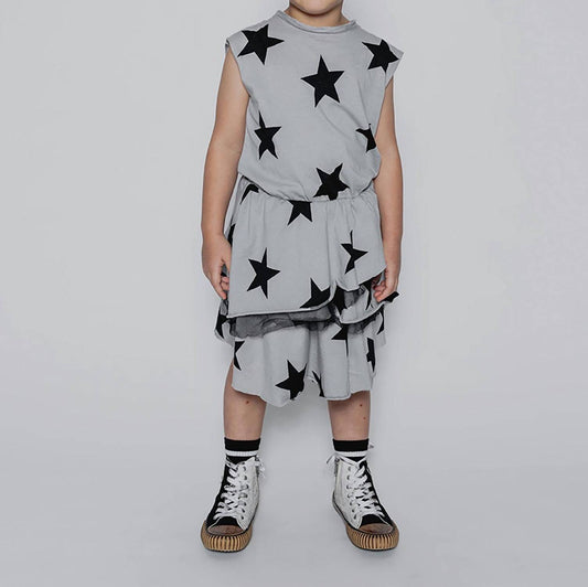 Girls Layered Star Dress