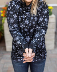 Michelle Mae - Midnight Snowflake Double Hoodie