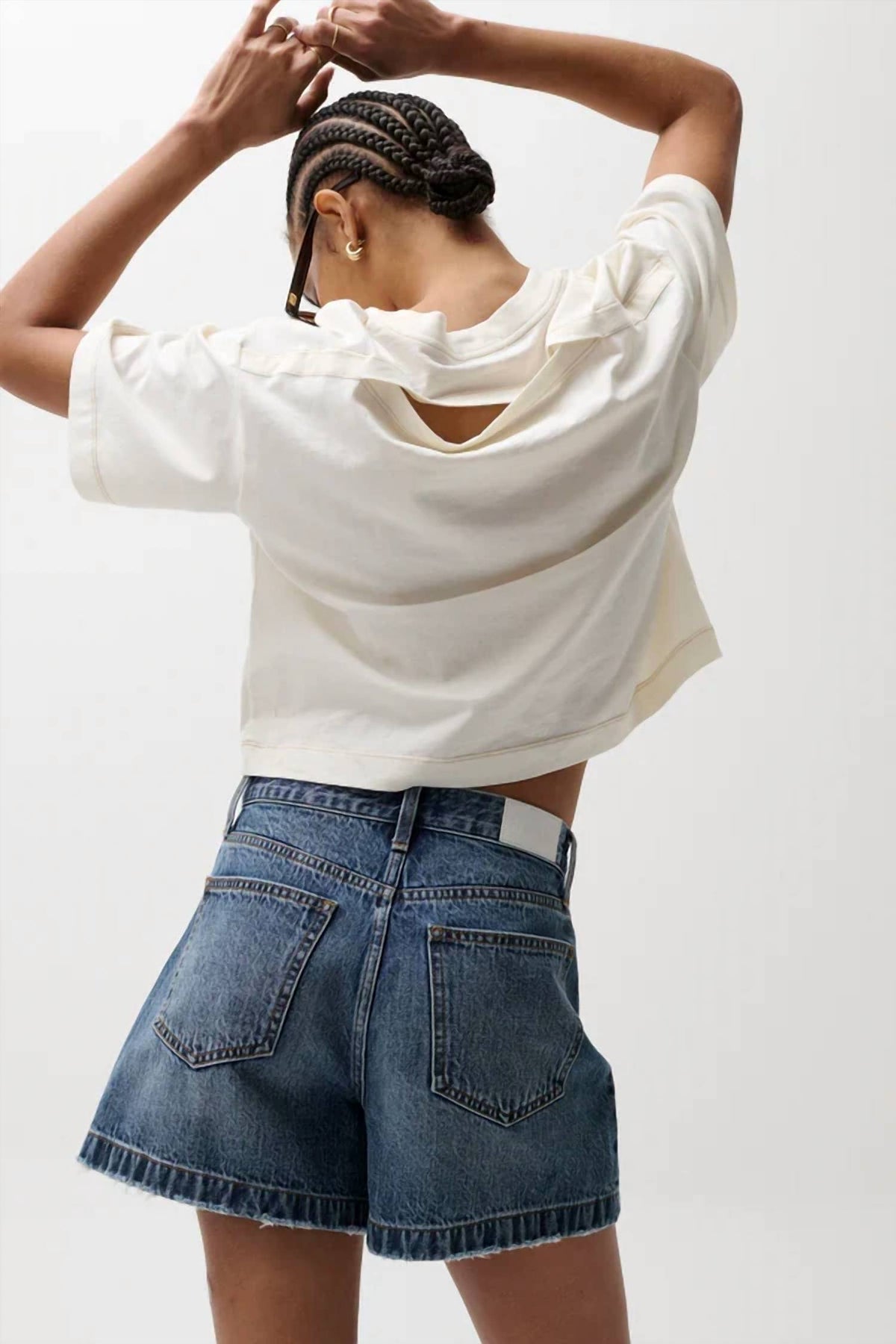Pistola - Sage High Rise A Line Short