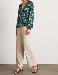 Tanya Taylor - Sonia Printed Stretch Silk Top