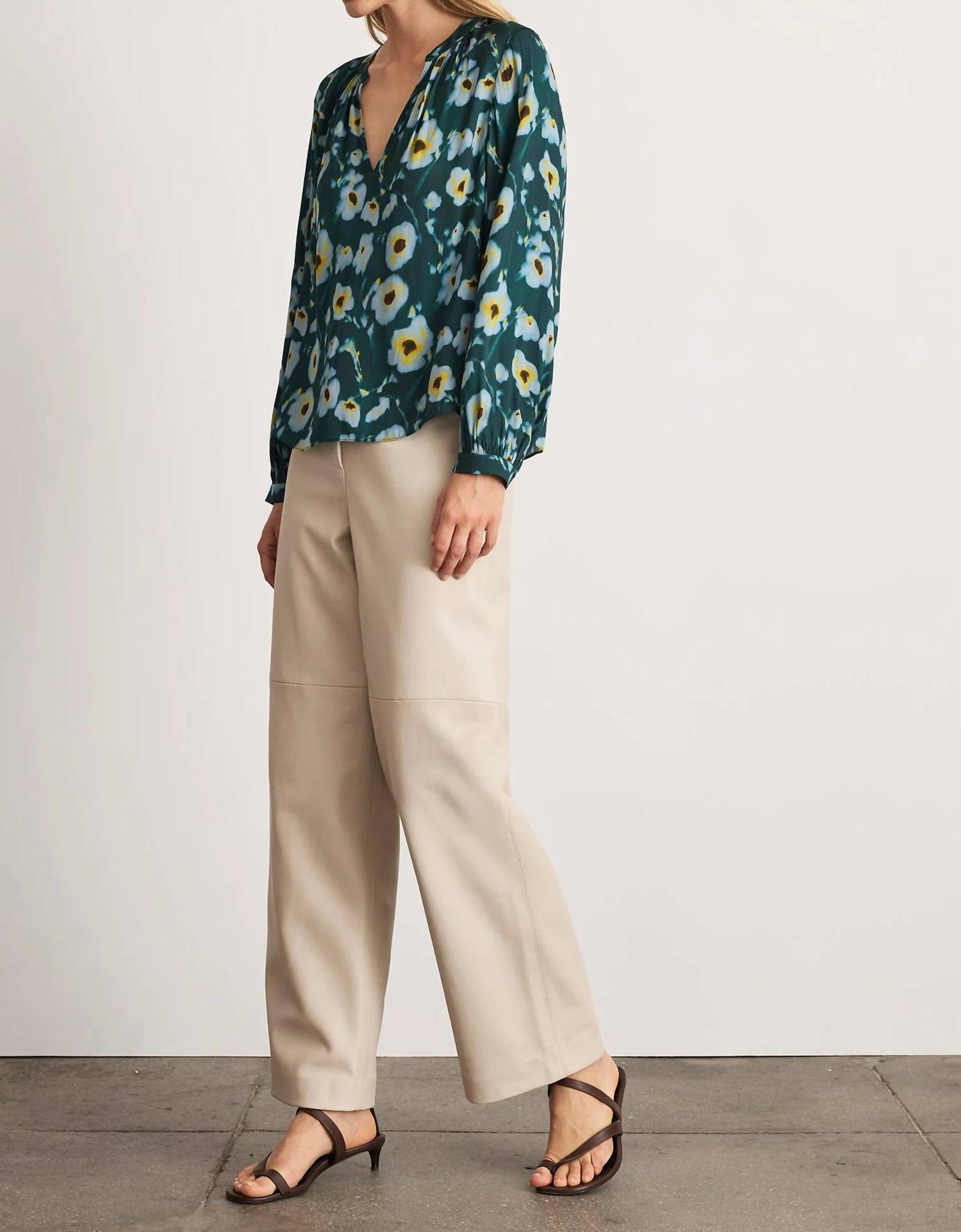 Tanya Taylor - Sonia Printed Stretch Silk Top