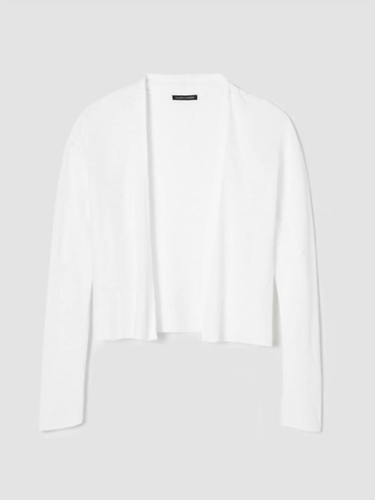 Eileen Fisher - Organic Linen Cotton Cropped Cardigan