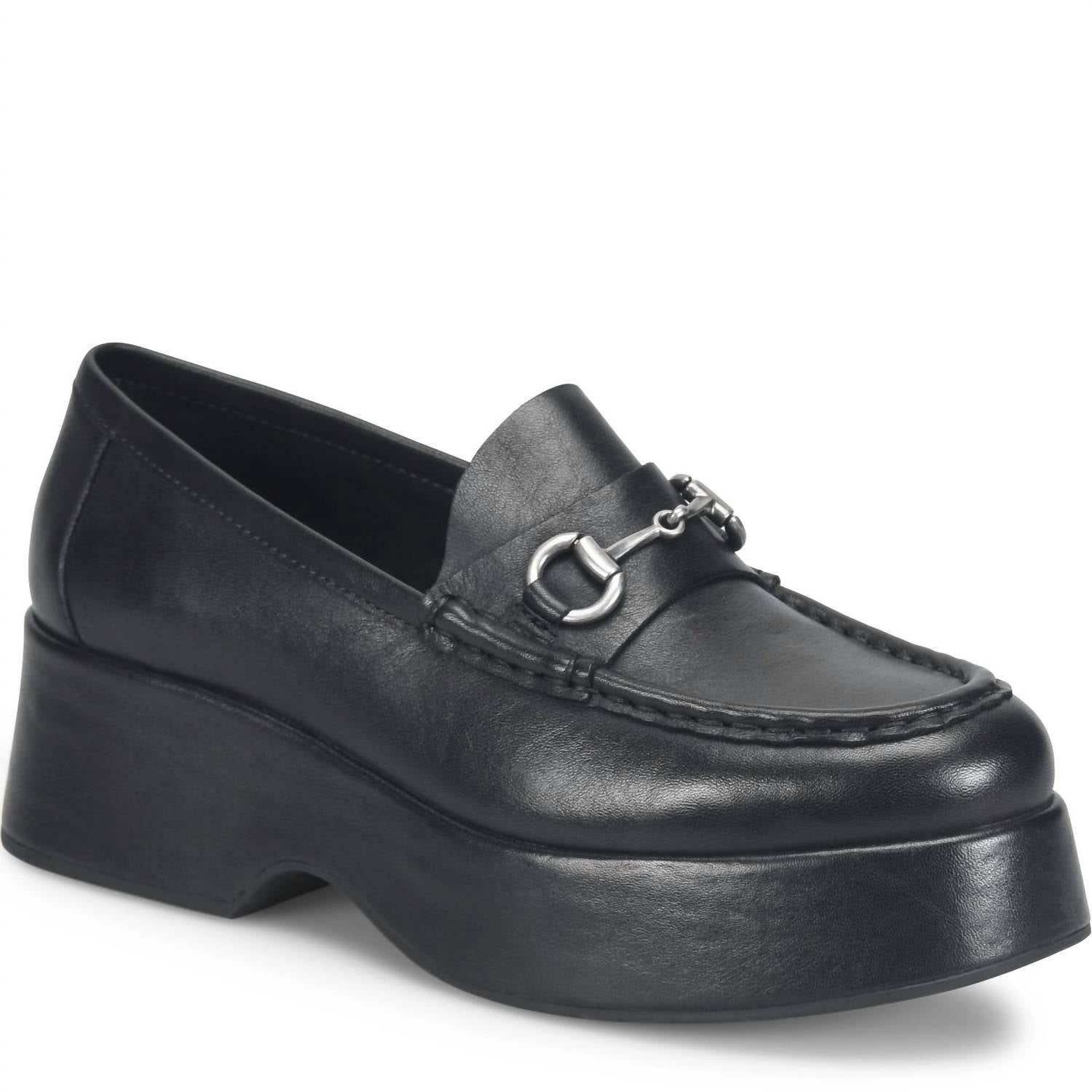 KORK-EASE Women's Parson Loafers in black - women's flats