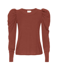Nation Ltd - Romy Bold Shoulder Long Sleeve Top