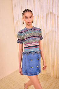 Ulla Johnson - Miya Short Sleeve Knit Top