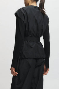 Saint Art - Elijah Oversized Taffeta Vest
