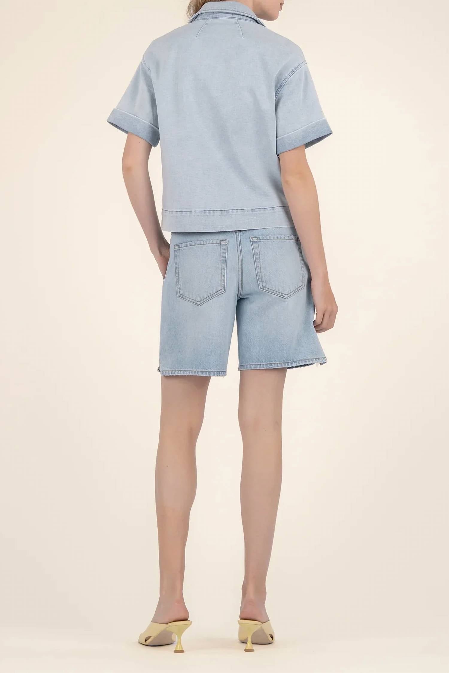 Kut From The Kloth - Kiko Boxy Camp Shirt