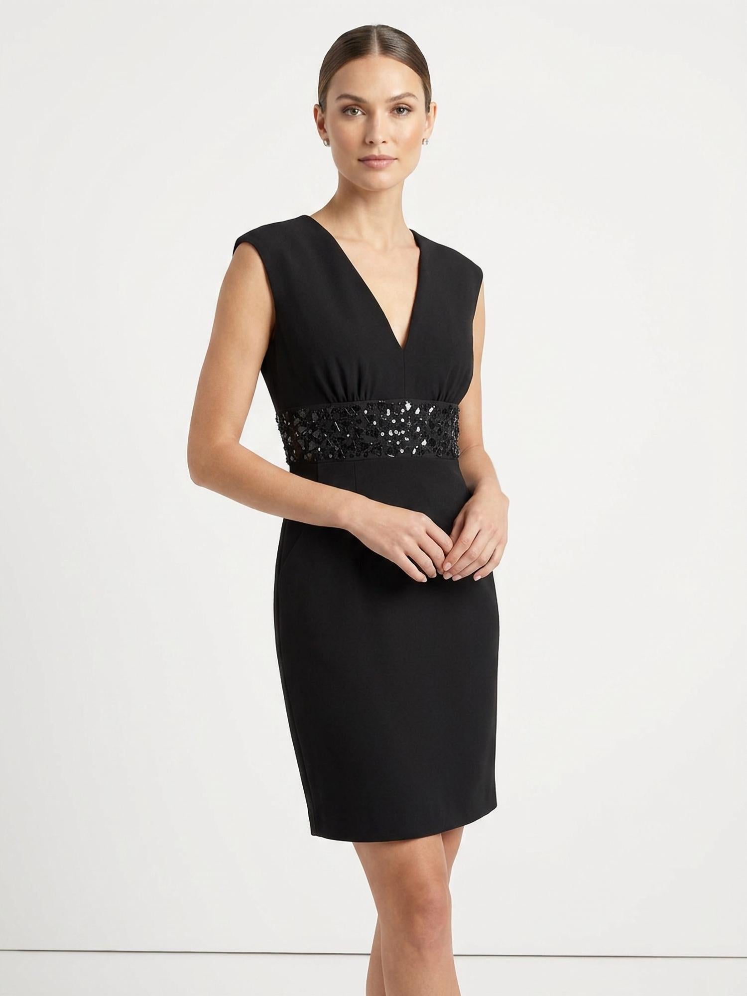 Single Dress - Mosaic Insert Mini Dress