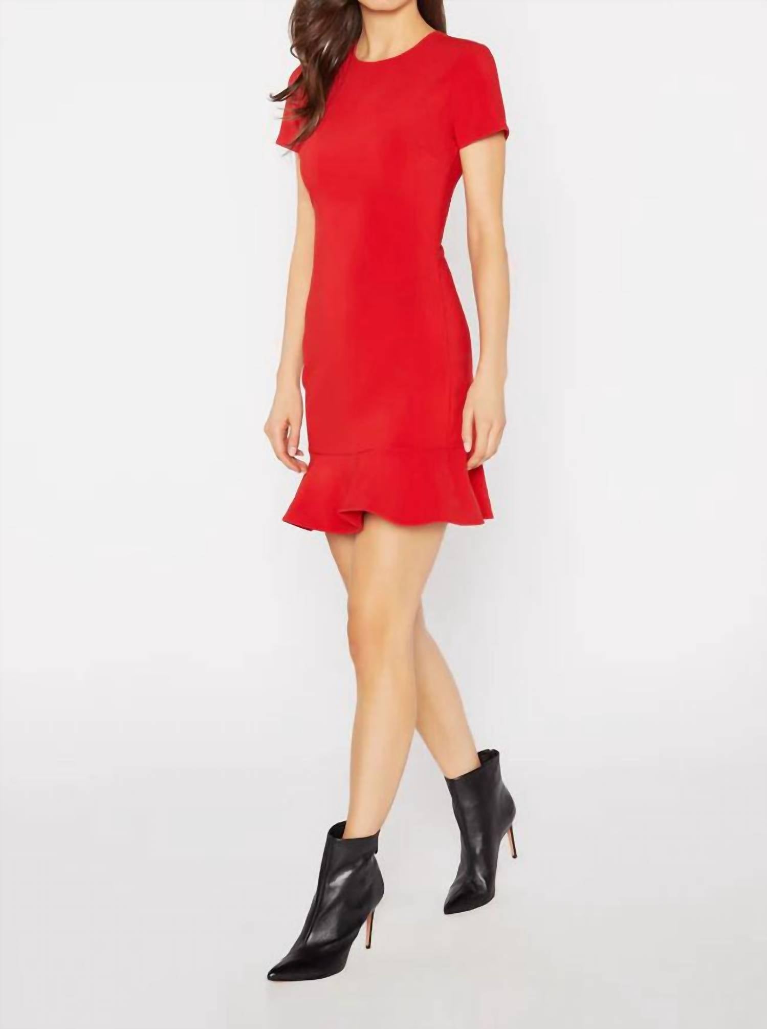 LIKELY Beckett Dress in scarlett - women's dress
