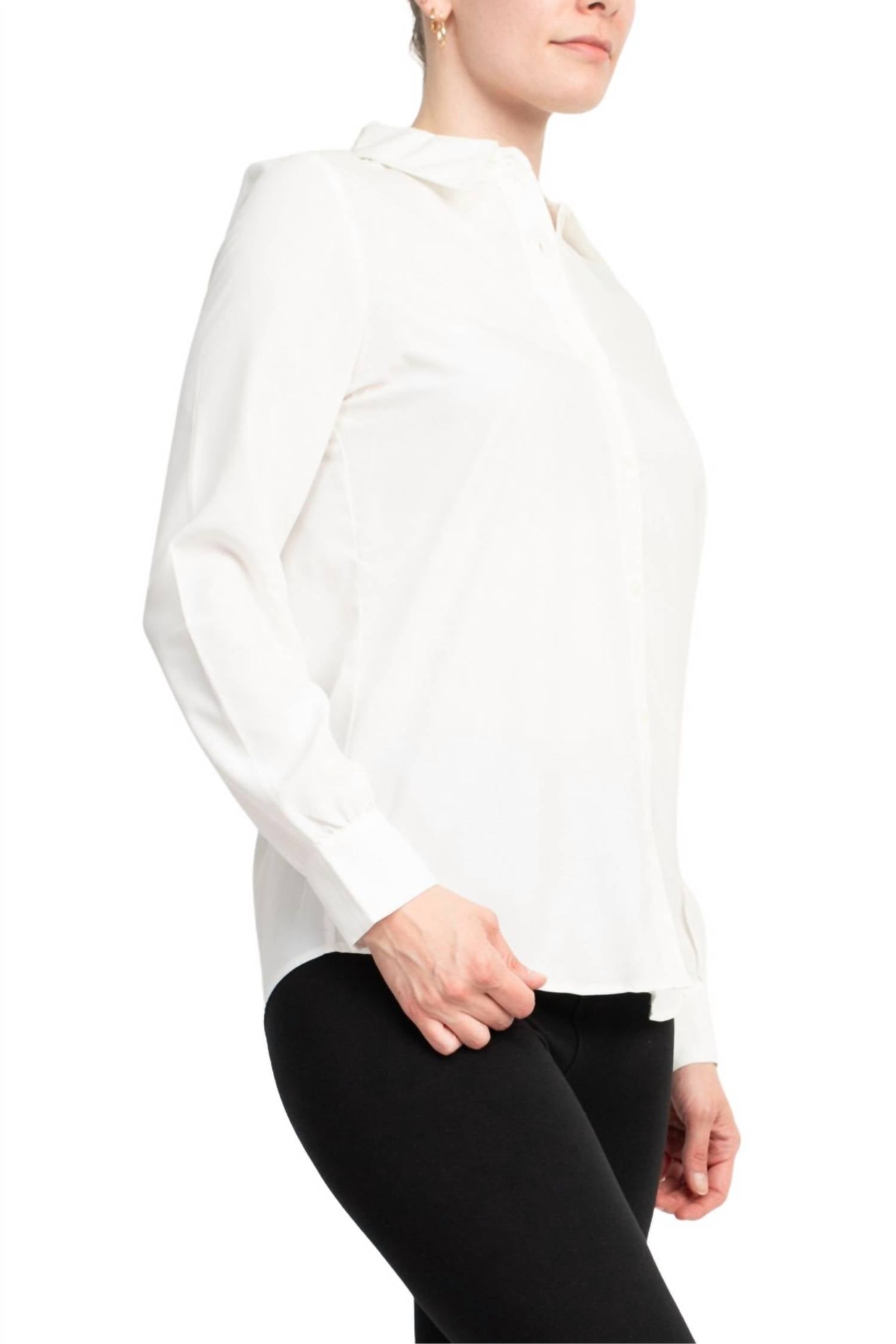 Philosophy - Long Sleeve Collared Woven Shirt