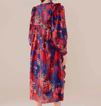 FARM RIO Animals Tapestry Midi Dress in multi - women's dress - detail view