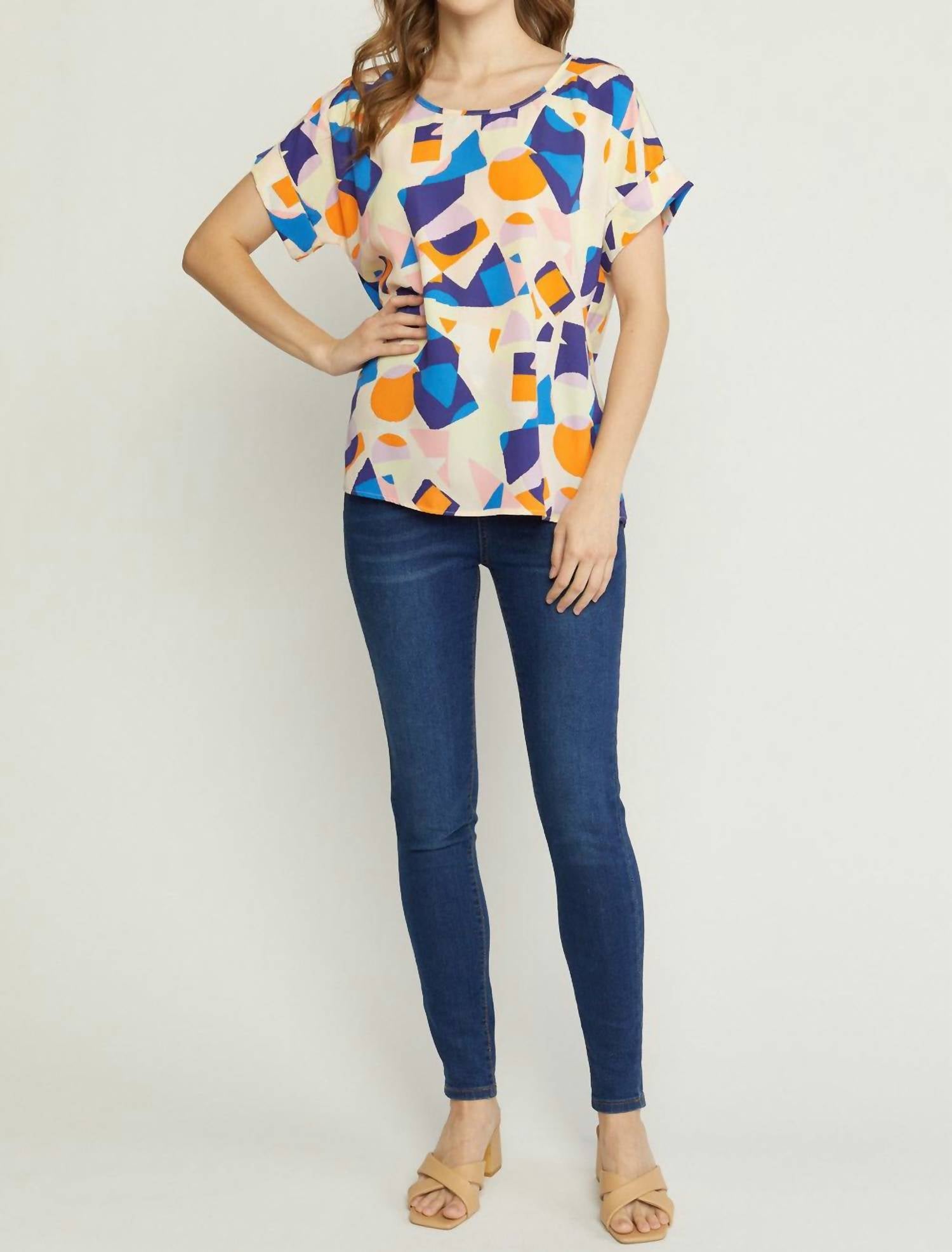 Entro - Abstract Printed Blouse