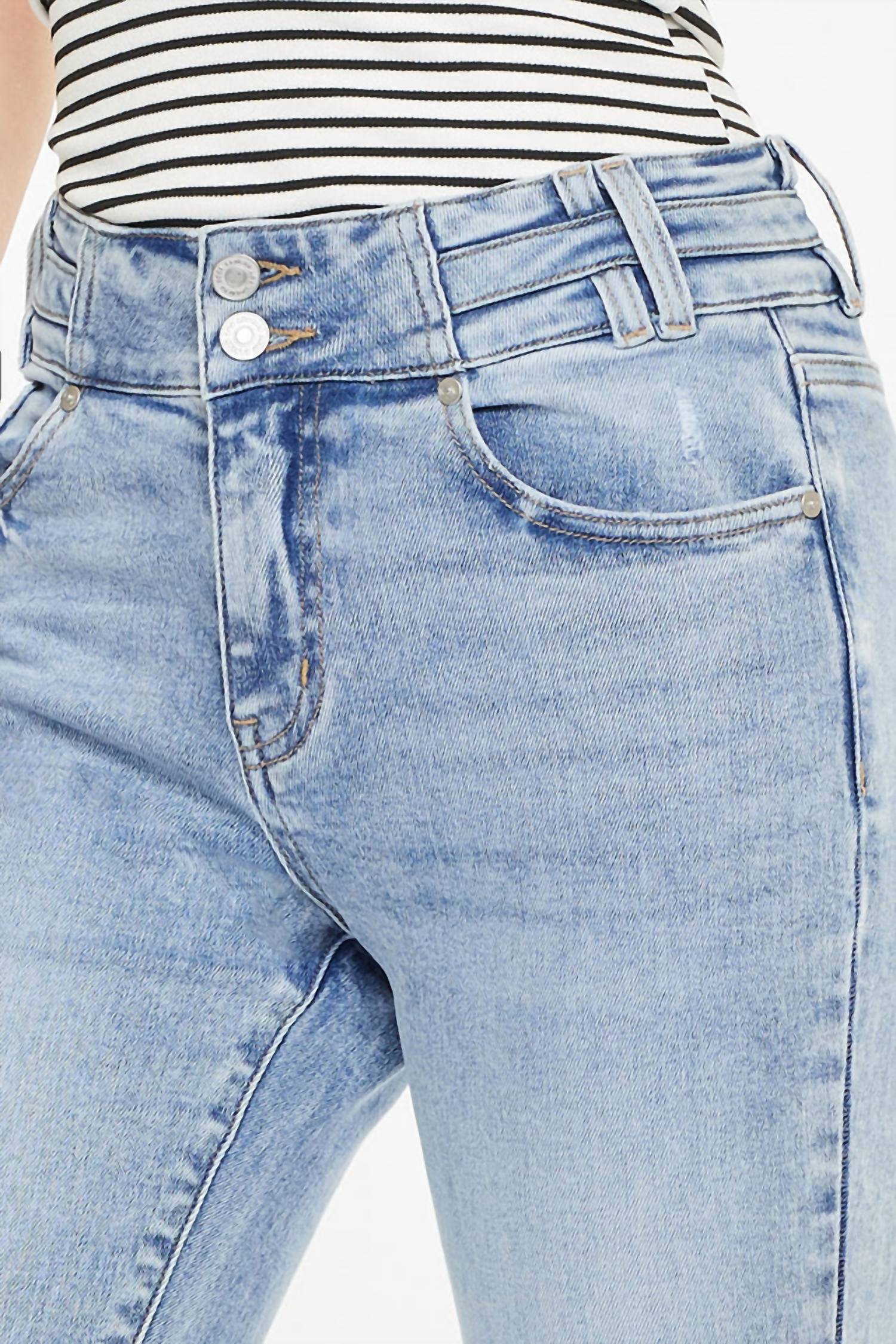 Kancan - Jazmin High Rise Flare Jeans