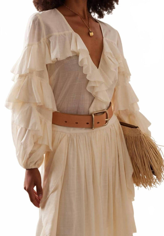 Zimmermann - Acacia Ruffle Blouse