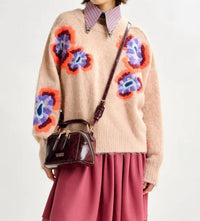 Essentiel Antwerp - Impossible Embroidered Knit Sweater