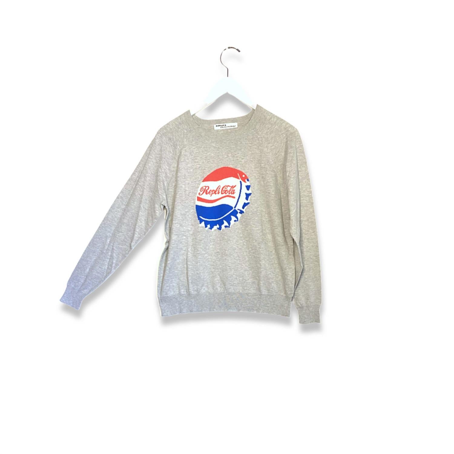 Replica Los Angeles - 'replicola' Intarsia Knit Sweatshirt