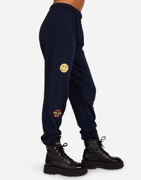Lauren Moshi - Tanzy Hippie Patches Jogger Sweatpants