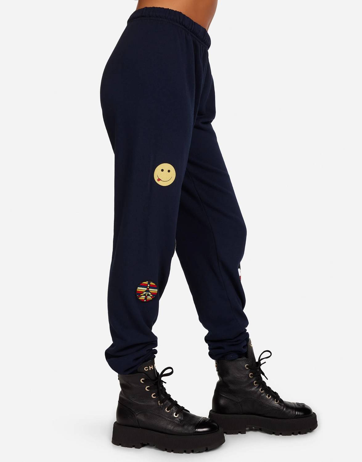 Lauren Moshi - Tanzy Hippie Patches Jogger Sweatpants