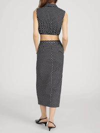 Frame - Polka Dot Crop Top