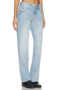PISTOLA Issa Mid Relax Straight Jeans in roadtrip - women's jeans - alternate view
