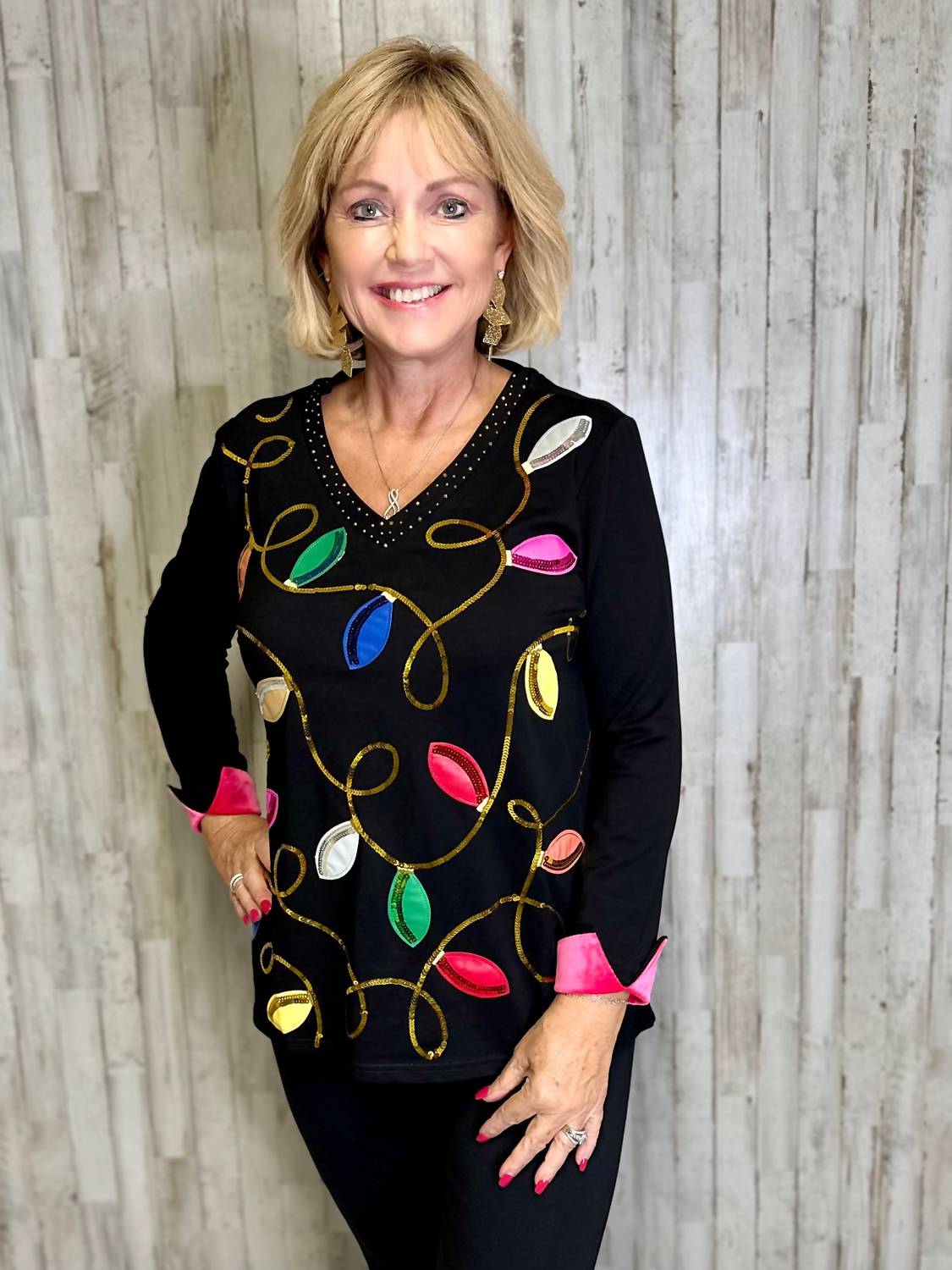 Berek - Christmas Lights Top