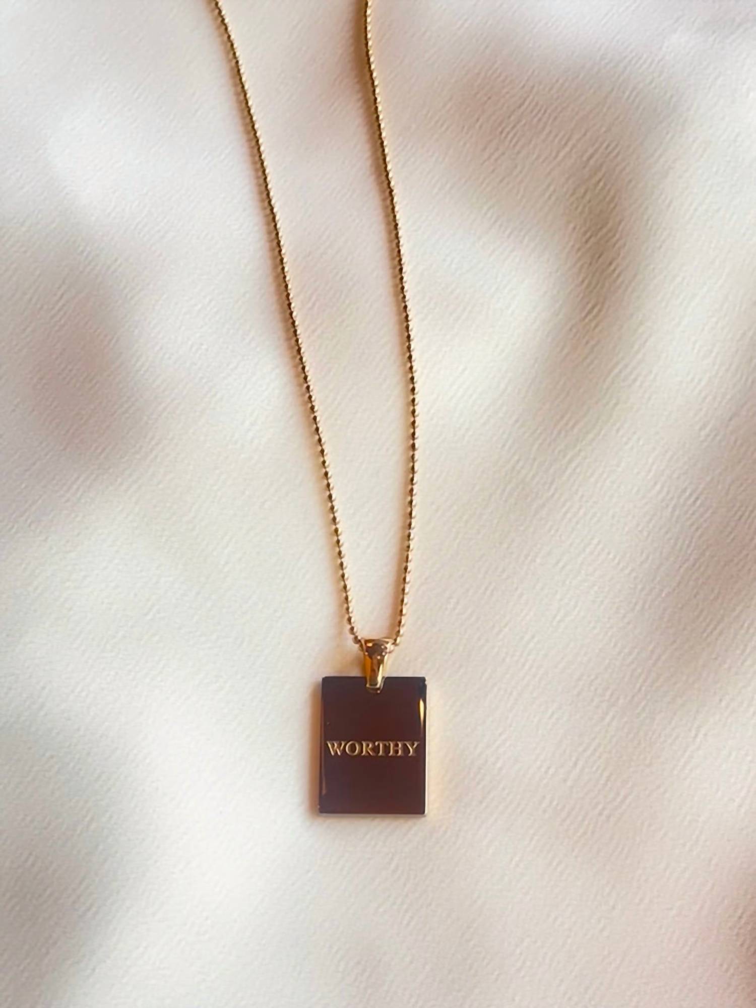 Mila & Stevie - Women's Worthy Empowerment Necklace