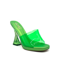 Exe - Women's Clear Sculptural Heel Slide