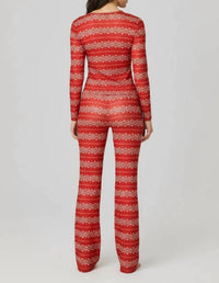 Pj Salvage - Holidays Long Sleeve Pajama Top