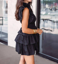 Karlie - Wrap Ruffle Dress