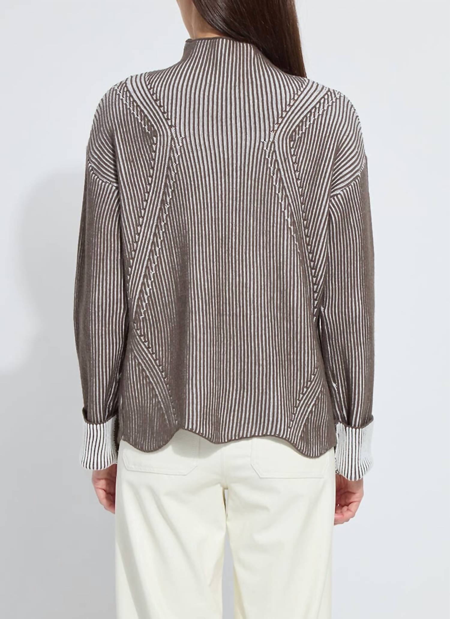 Lysse - Hyacinth Cozy Rib Scallop Pullover Top