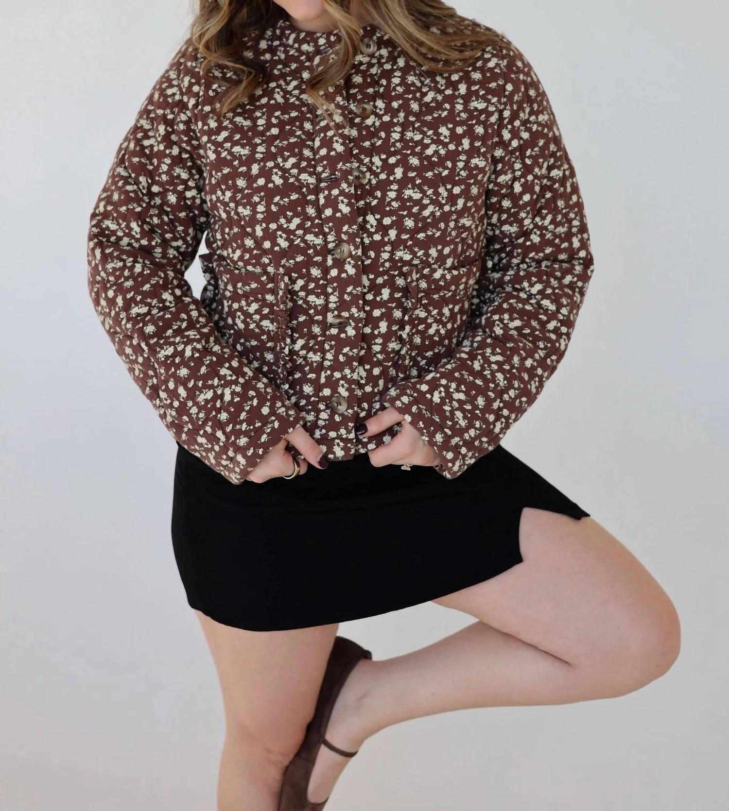 Klesis - Maren Floral Quilted Jacket