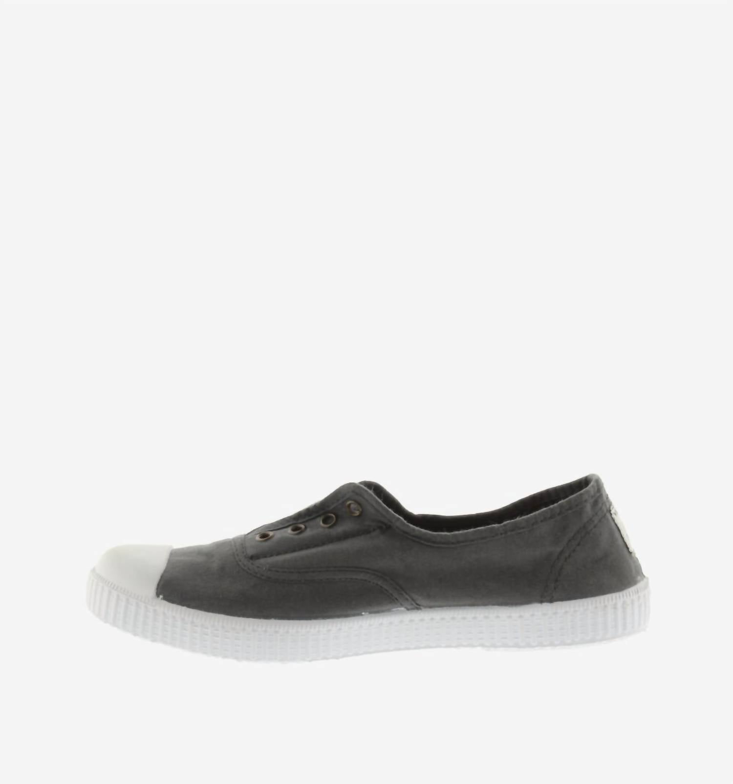 Victoria Shoes - Women's 1915 English Washed Canvas Toecap Shoe