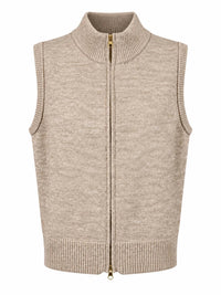 Elan - Britt Sleeveless Zip Sweater Vest
