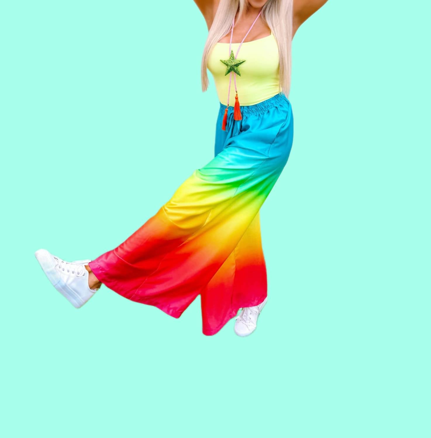 Burnt Toast/Emy Ave - Gradient Wide-leg Pants