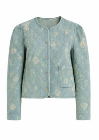 Dear John Denim - Kit Floral Quilted Denim Jacket