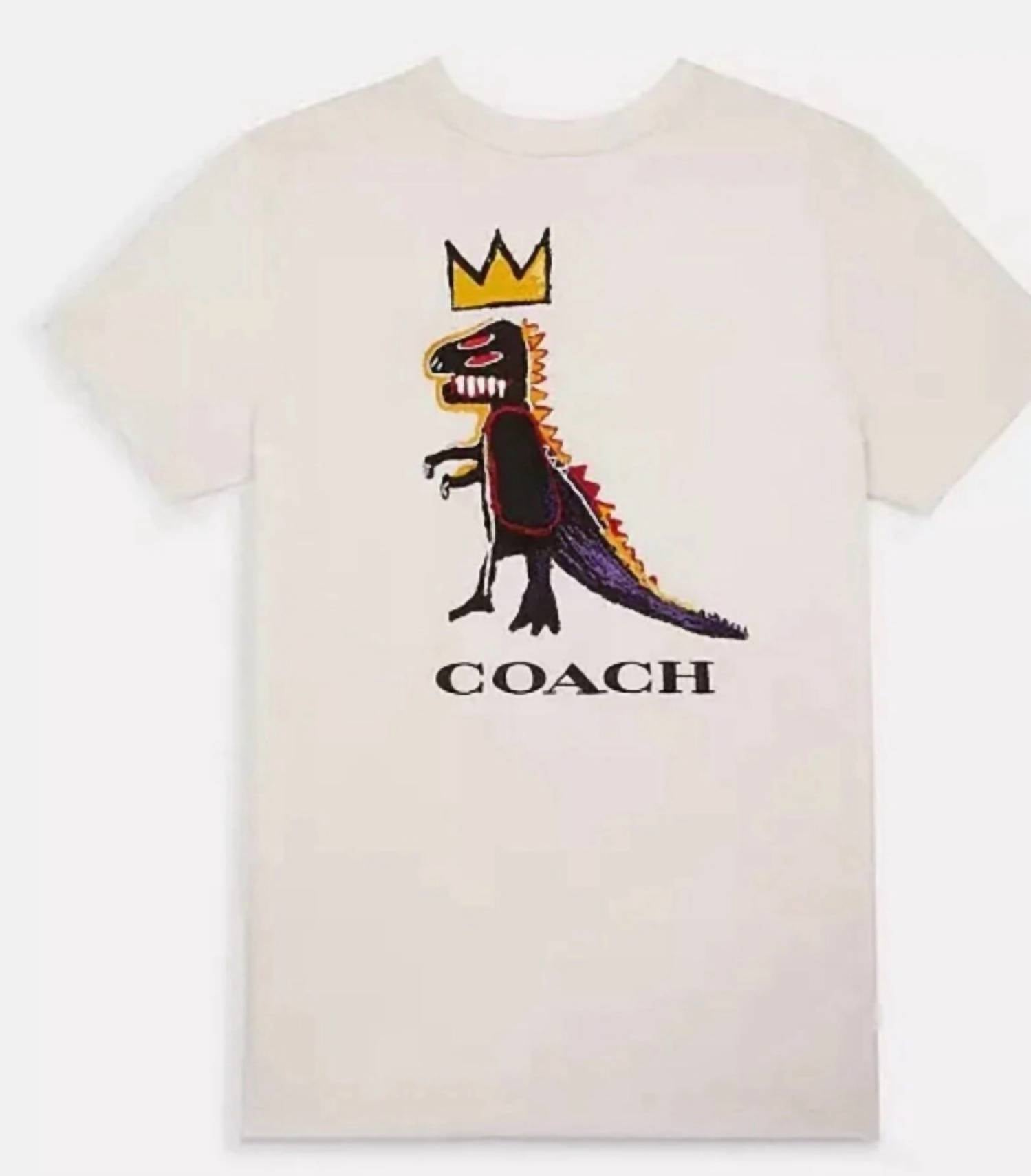 Coach - Women's Basquiat Dinosaur Graphic T-shirt