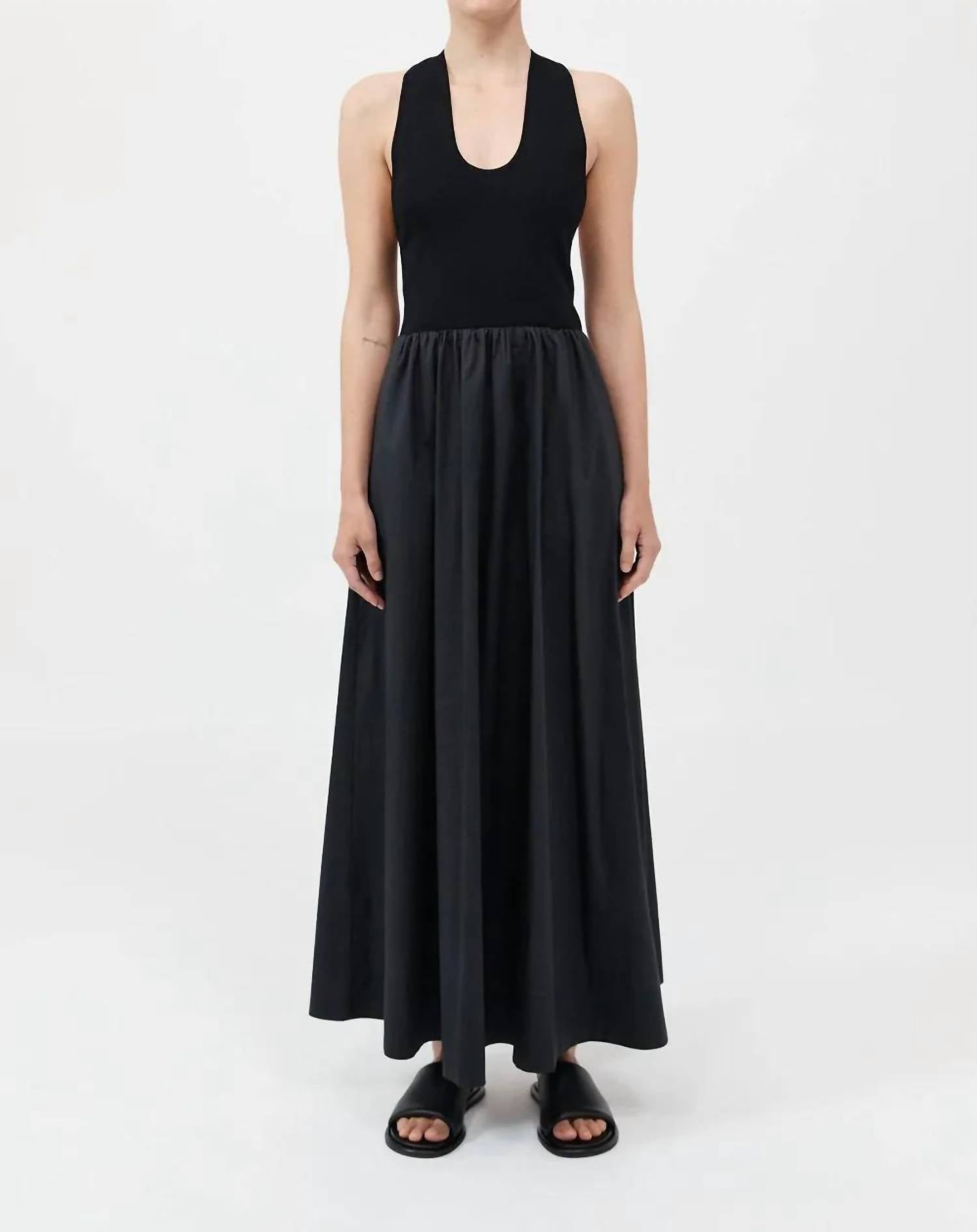 St. Agni - Plunge Neck Dress