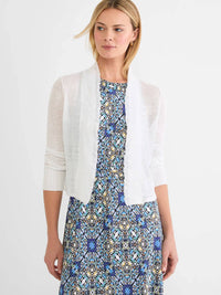 Nic + Zoe - Ruffle Featherknit Cardigan