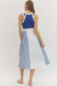 Entro - Color Block Midi Dress