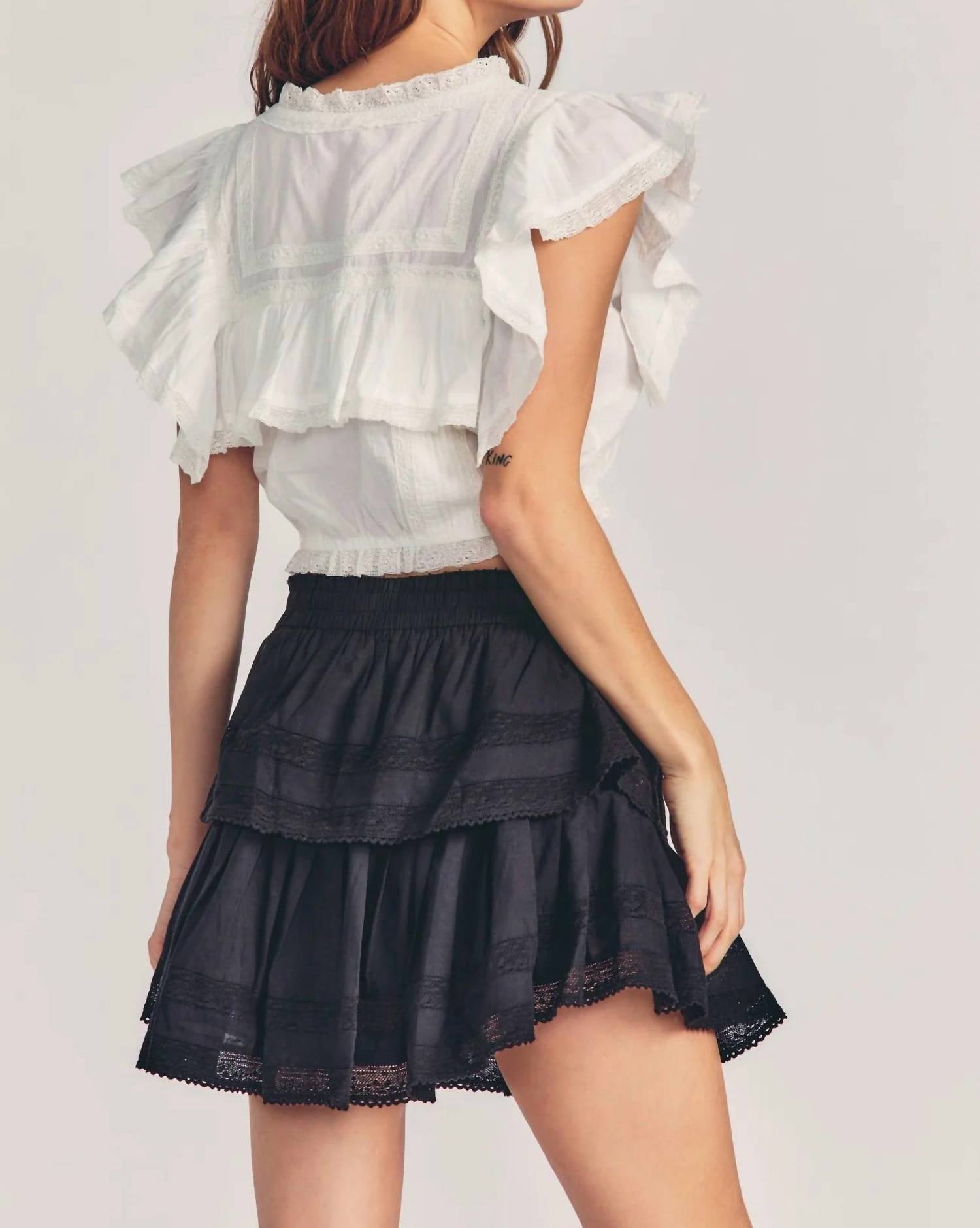 Loveshackfancy - Ruffle Mini Skirt