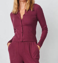 Sundry - Long Sleeve Button Down Top