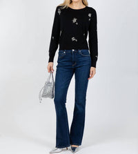 J. Society - Ariana Brooch Crew Sweater