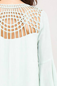 Entro - Crochet Back Mini Dress